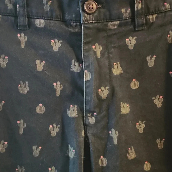 Hawker Rye Men's Chino Shorts Long Flat Front  Size 28x11 Vintage retro Unisex - Picture 4 of 10